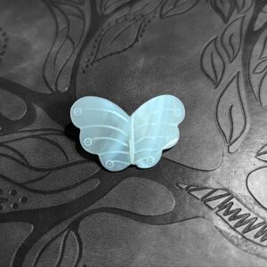 Delicate White Butterfly Pin Brooch